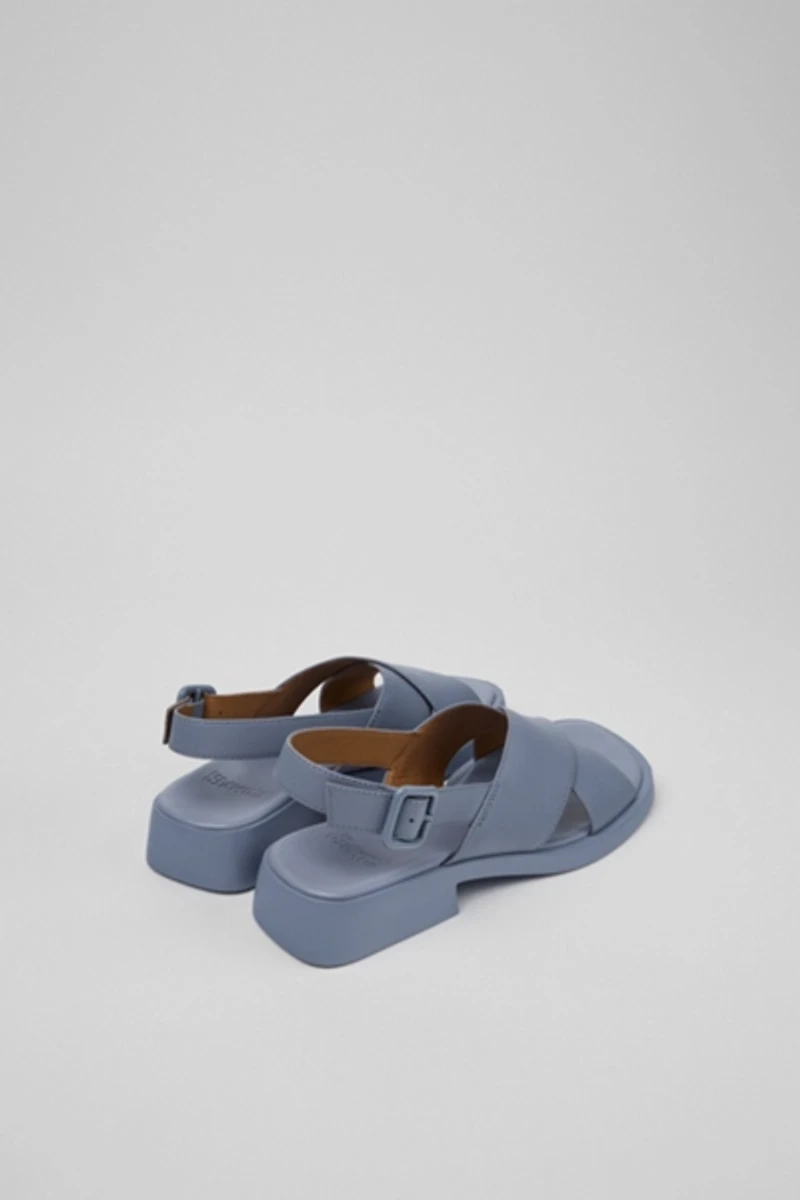 Camper Dana Leather Crossover Strap Sandals