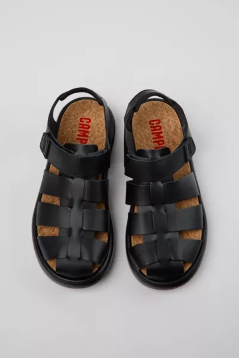 Camper Pelotas Flota Woven Leather Sandal