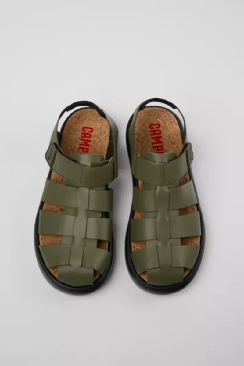 Camper Pelotas Flota Woven Leather Sandal