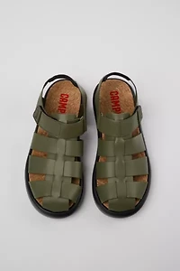 Camper Pelotas Flota Woven Leather Sandal