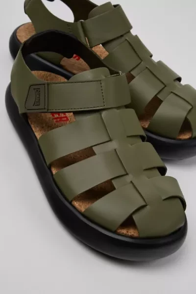 Camper Pelotas Flota Woven Leather Sandal