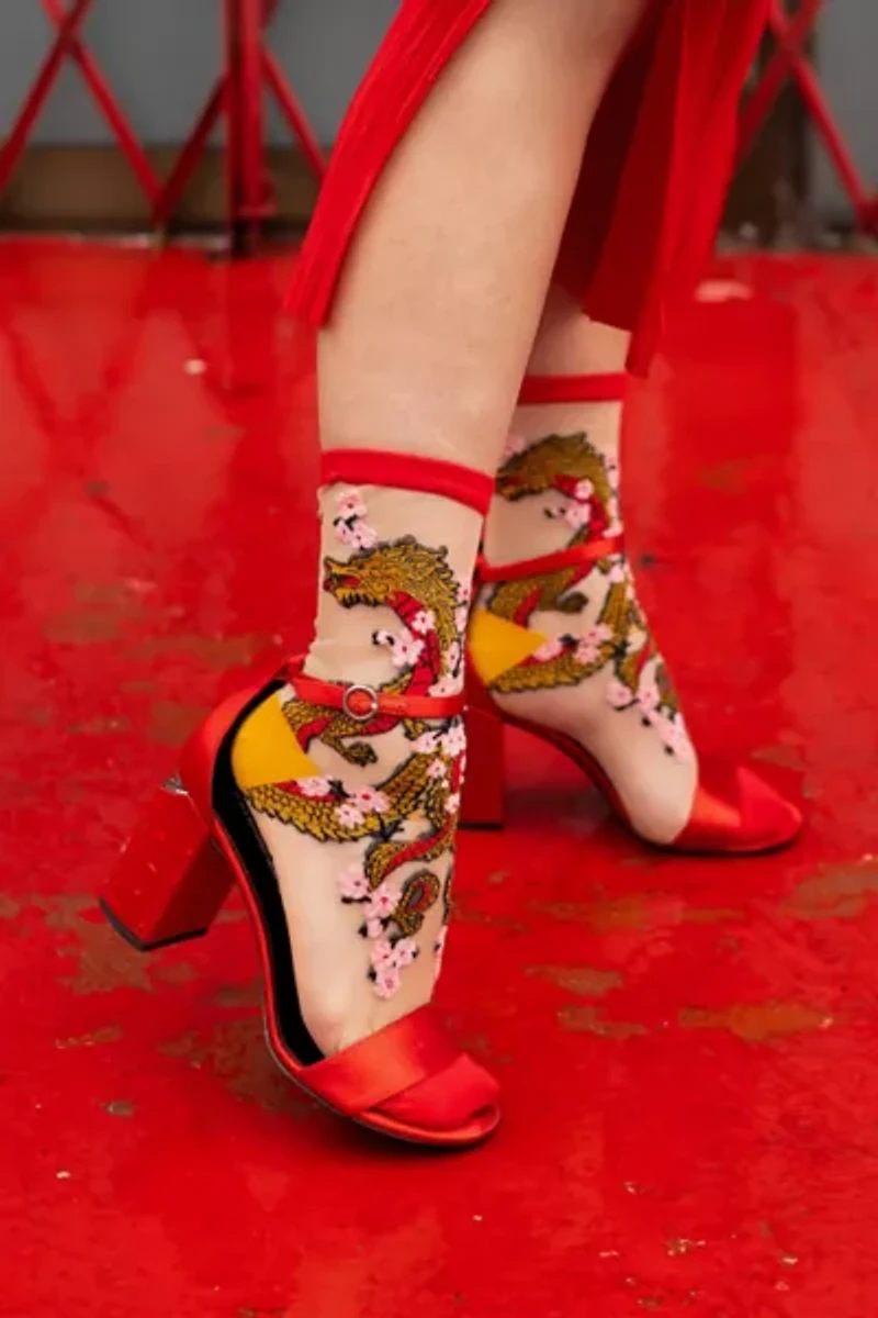 Sock Candy Year of the Dragon Sheer Sock