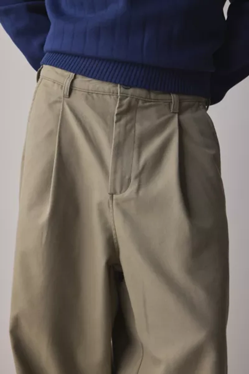 OBEY Oliver Relaxed Fit Pleated Pant