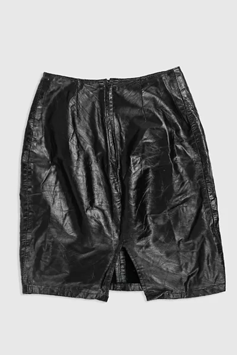 Vintage Leather Skirt
