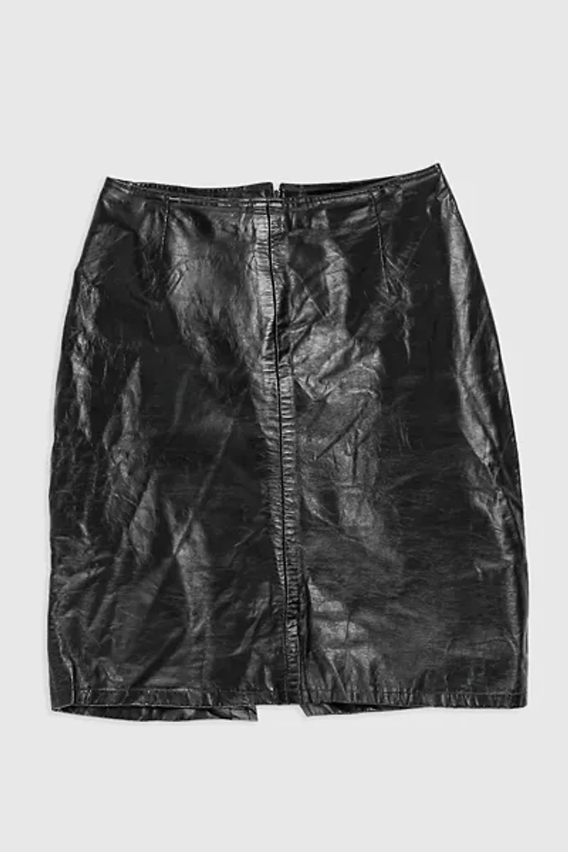 Vintage Leather Skirt