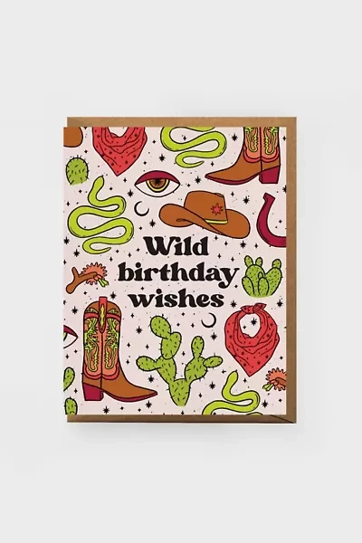 Boss Dotty Wild West Birthday Card