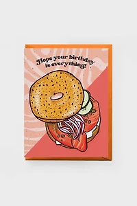 Boss Dotty Everything Bagel Birthday Card