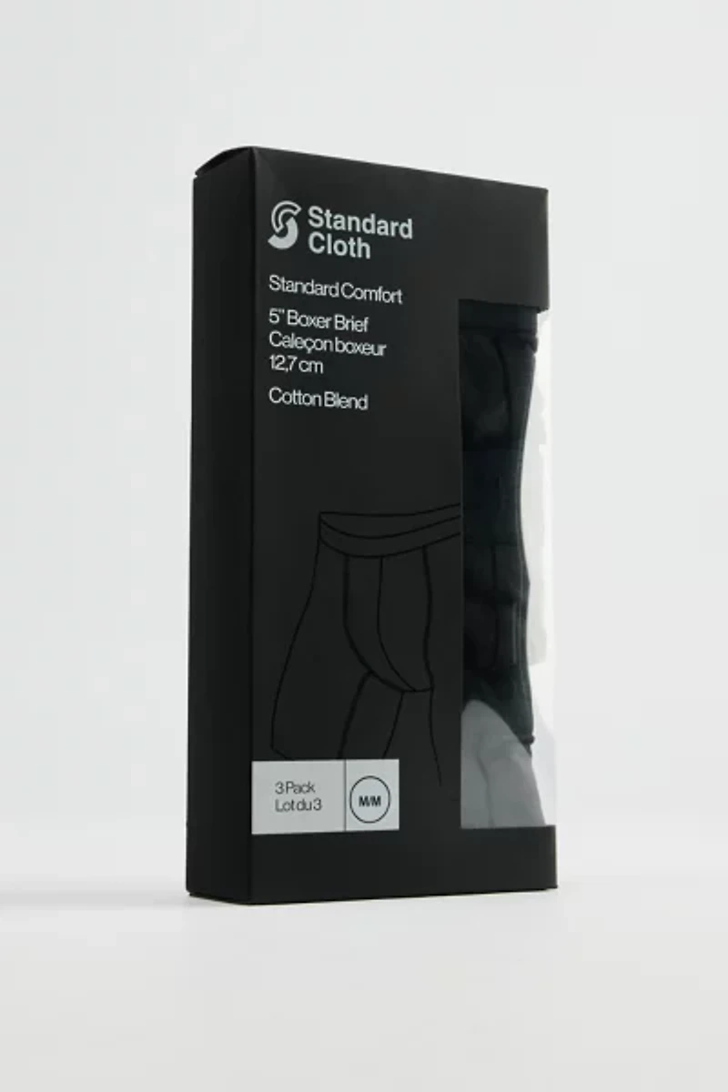 Standard Cloth Cotton Boxer Brief 3-Pack