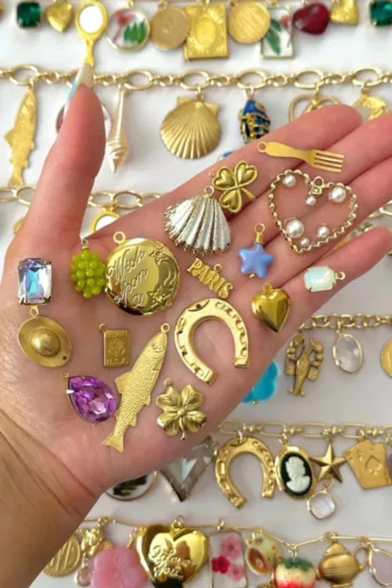 Shop Charming Tea Unique Floral Charm Necklace