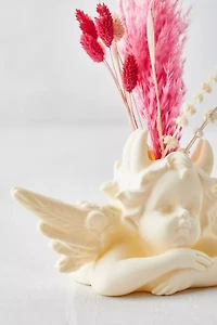 Boys Lie Cherub Vase