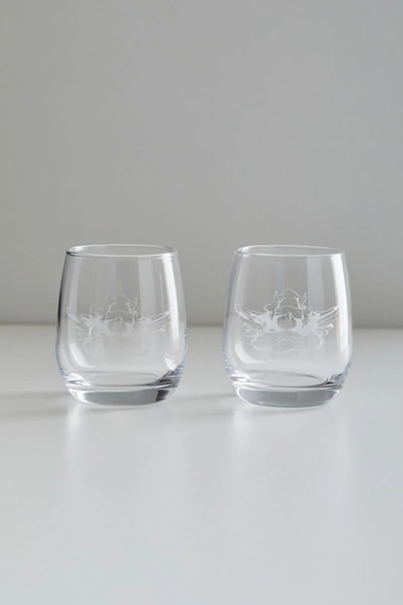 Boys Lie Stemless Wine Glass Set
