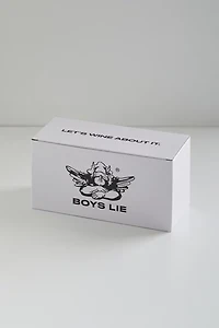 Boys Lie Stemless Wine Glass Set