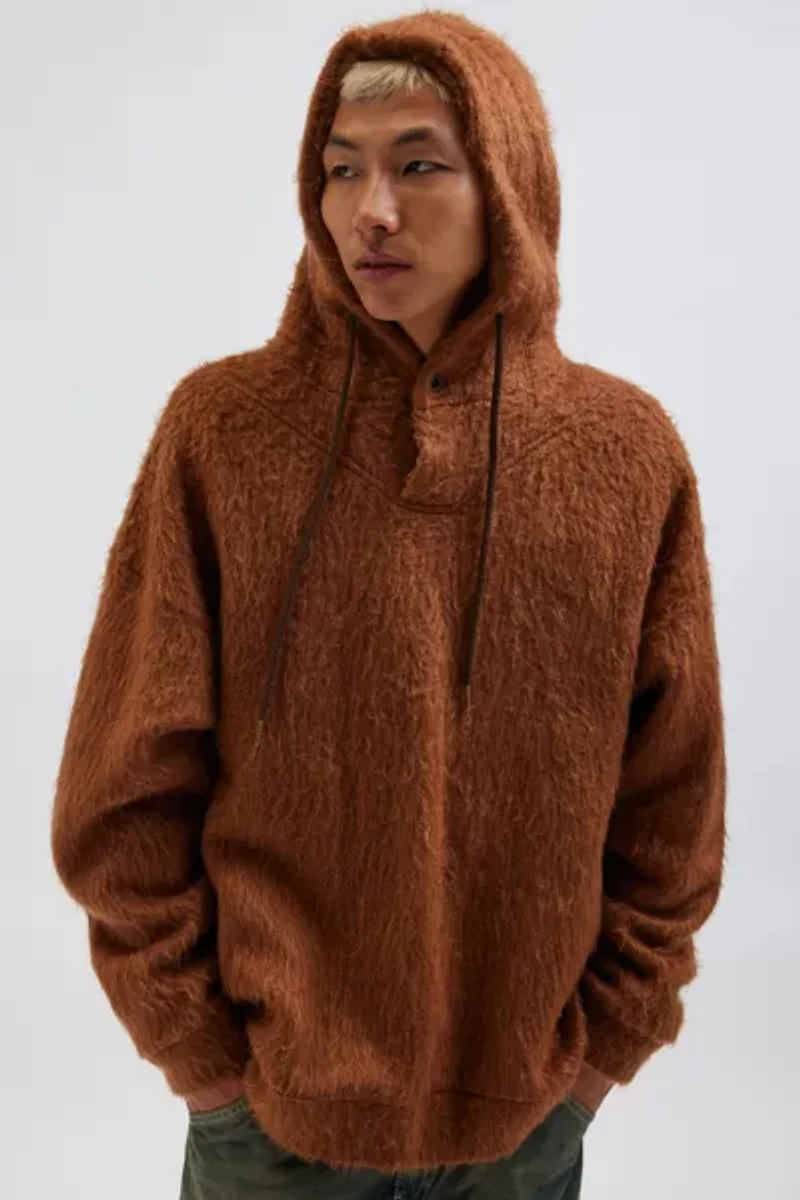 Monitaly Shaddy Knit Hooded Sweater