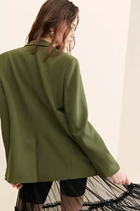 Sister Jane Arthur Oversized Fringe Blazer