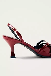 ALOHAS Joelle Leather Kitten Heel