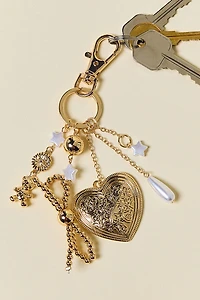 Silence + Noise Bow Charm Dangle Keychain