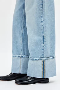 BDG Thea Cuffed Wide Leg Jean