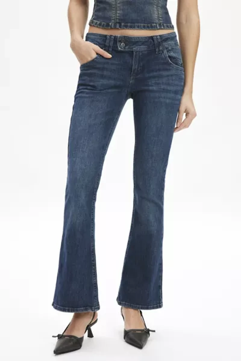 BDG Brooke Extended Tab Denim Flare Jean