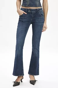 BDG Brooke Extended Tab Denim Flare Jean