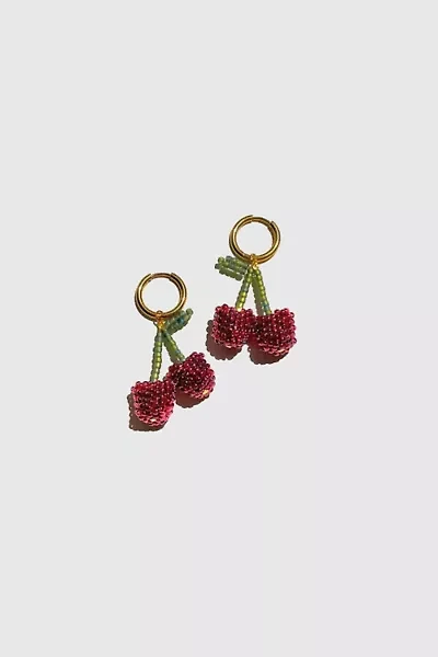 Dream Song Beaded Fruit Earrings