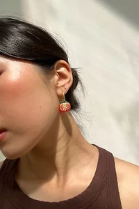 Dream Song Beaded Veggie Earrings