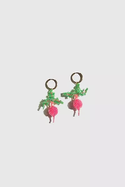 Dream Song Beaded Veggie Earrings