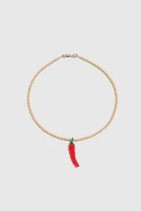 Dream Song Beaded Veggie Necklace