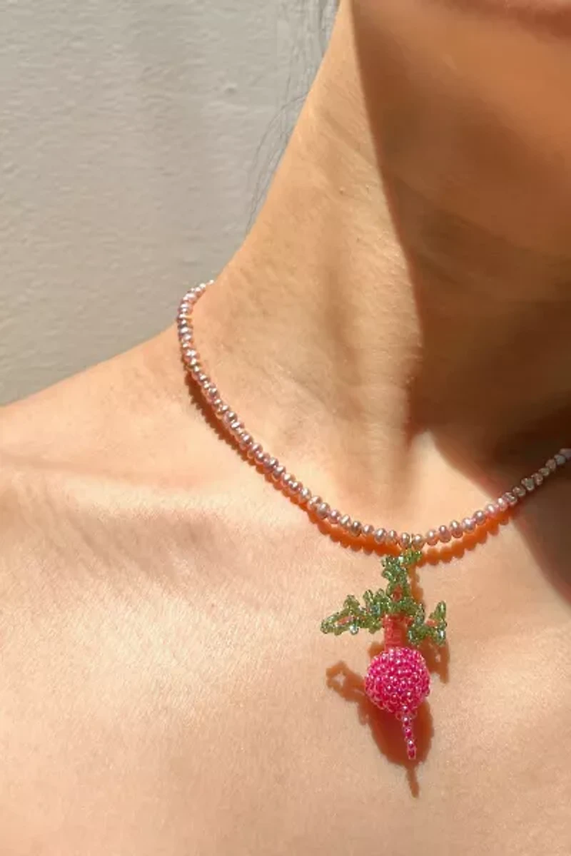 Dream Song Beaded Veggie Necklace