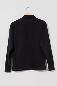 Vintage 1990s Roffe Black Zipper Tech Fleece