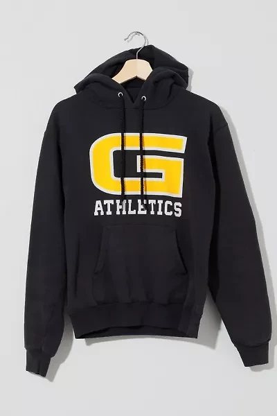 Vintage Y2K Distressed G Athletics Graphic Hoodie Sweatshirt
