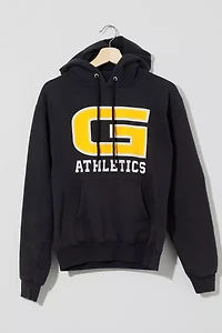 Vintage Y2K Distressed G Athletics Graphic Hoodie Sweatshirt