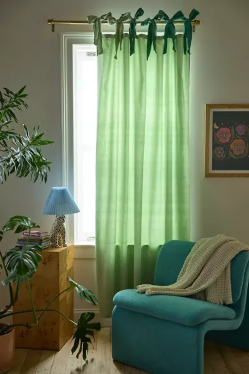 Velvet Tie Blackout Window Panel