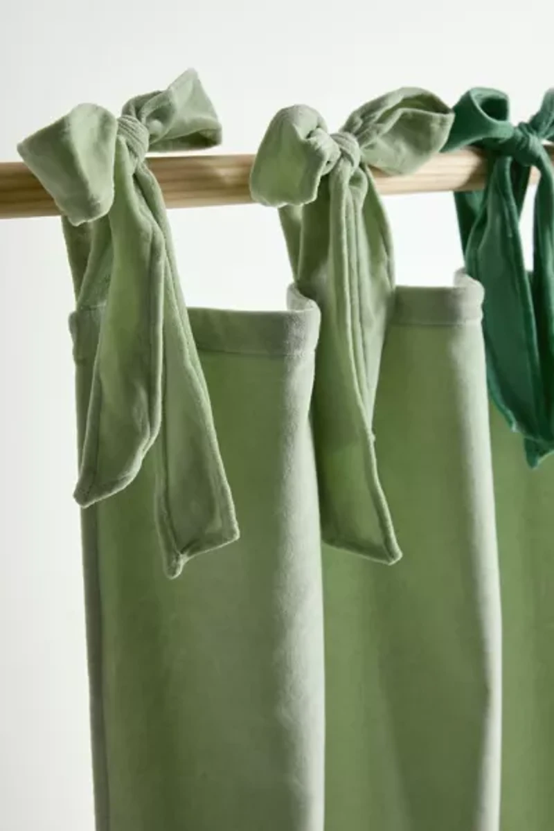 Velvet Tie Blackout Window Panel