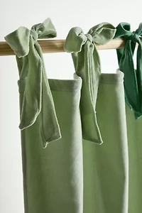 Velvet Tie Blackout Window Panel