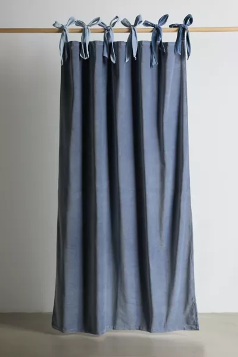 Velvet Tie Window Panel