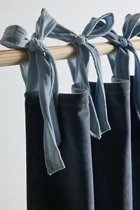 Velvet Tie Window Panel