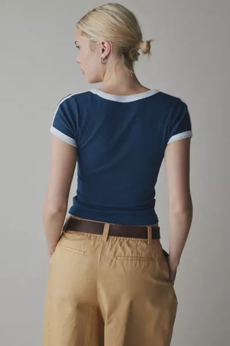 BDG Too Perfect V Neck Tee