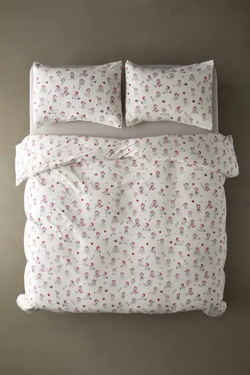 Strawberry Cat Core Duvet Cover Set