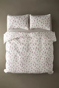 Strawberry Cat Core Duvet Cover Set