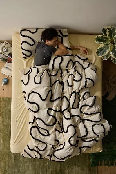 Wiggle Tufted Duvet Cover