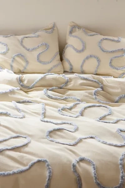 Wiggle Tufted Duvet Cover