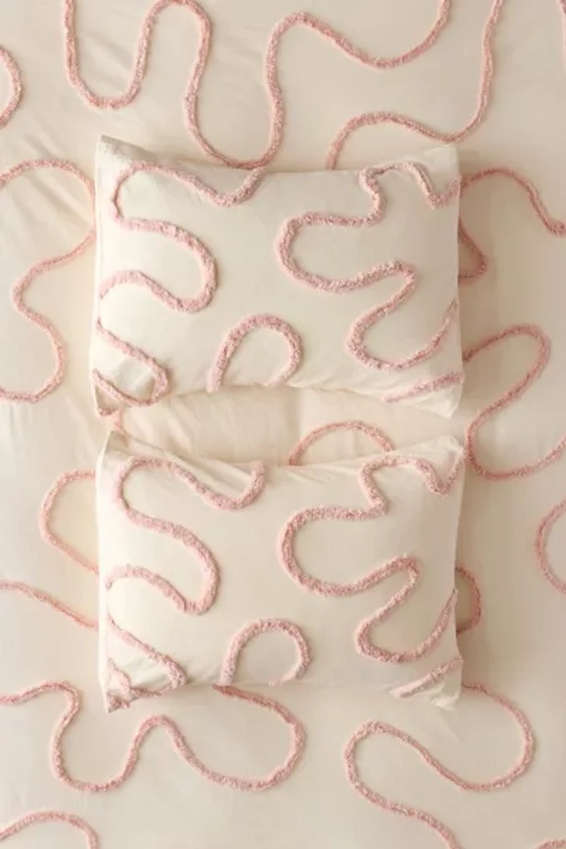 Wiggle Tufted Sham Set