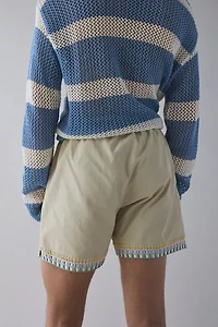 Mouty Embroidered Beach Short