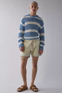 Mouty Embroidered Beach Short