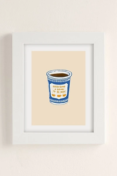 Chromoeye Everything Is Going To Be Okay Art Print