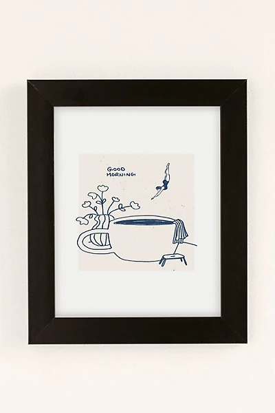 Sabina Fenn Illustration Coffee Diver Art Print