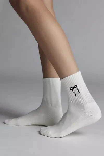 Icon Quarter Ribbed Crew Sock
