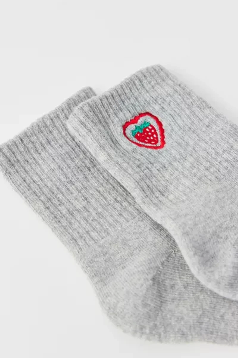 Icon Quarter Ribbed Crew Sock