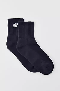 Icon Quarter Ribbed Crew Sock