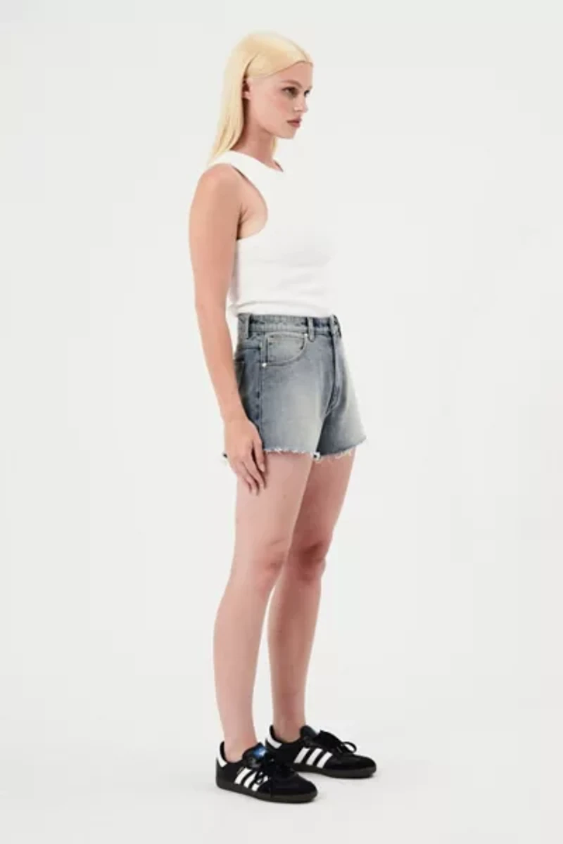 Abrand High Relaxed Denim Short
